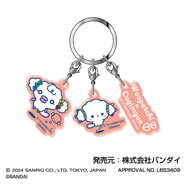 『たまごっち×サンリオキャラクターズ』3連アクリルキーホルダー  09 うーぱっち×こぎみゅん